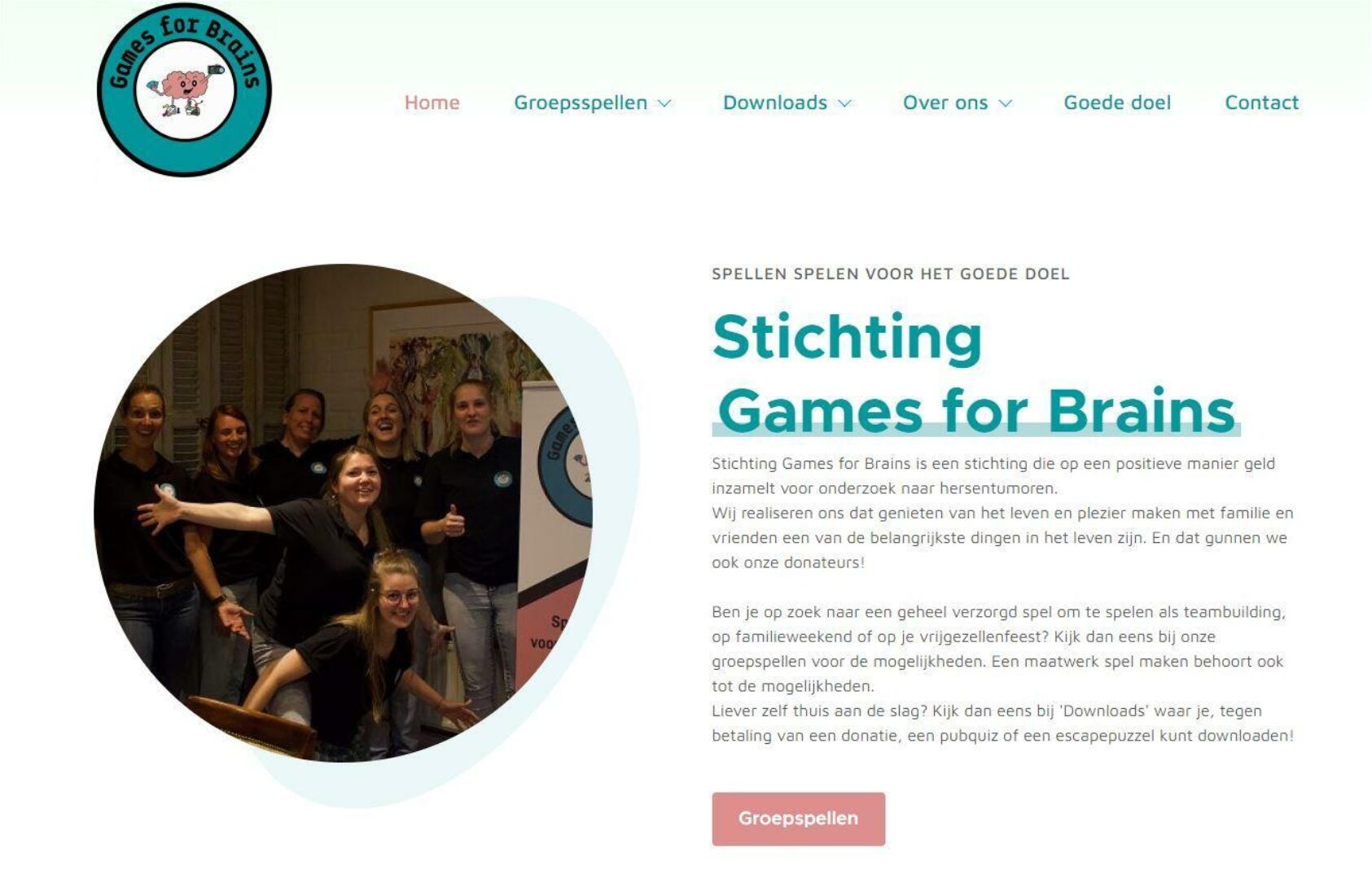 Website met gave onderdelen