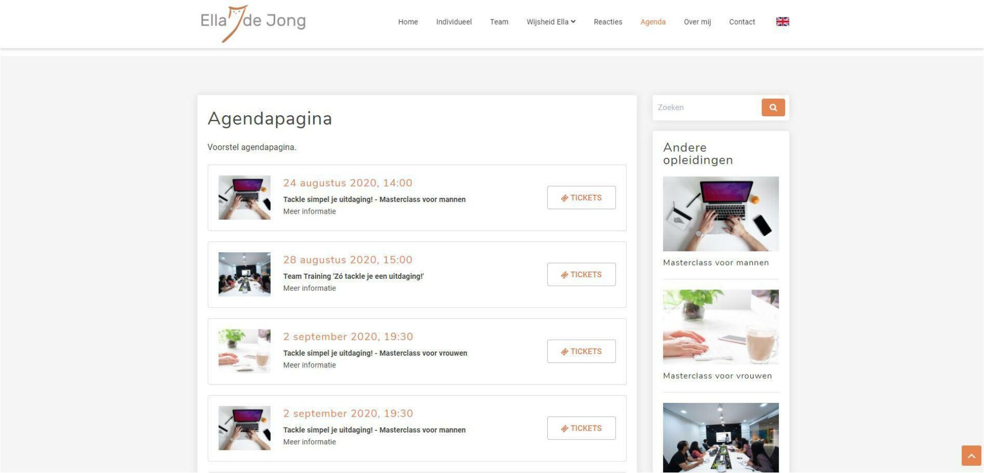 Website met API koppeling