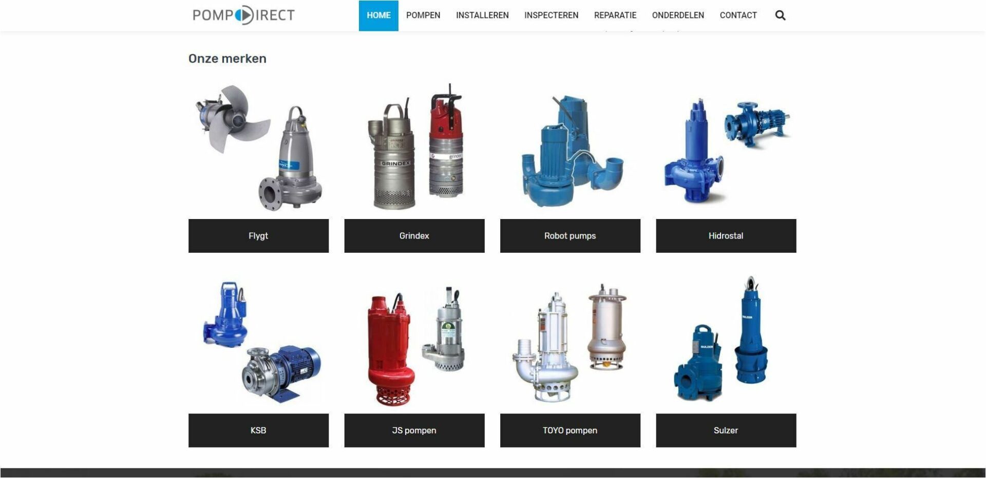 Pompdirect onderdelen