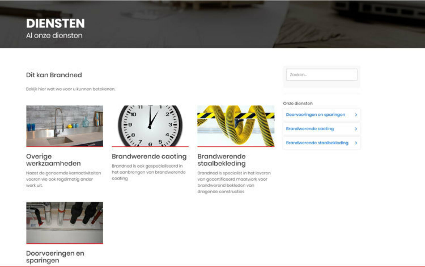 Website voor Brandned